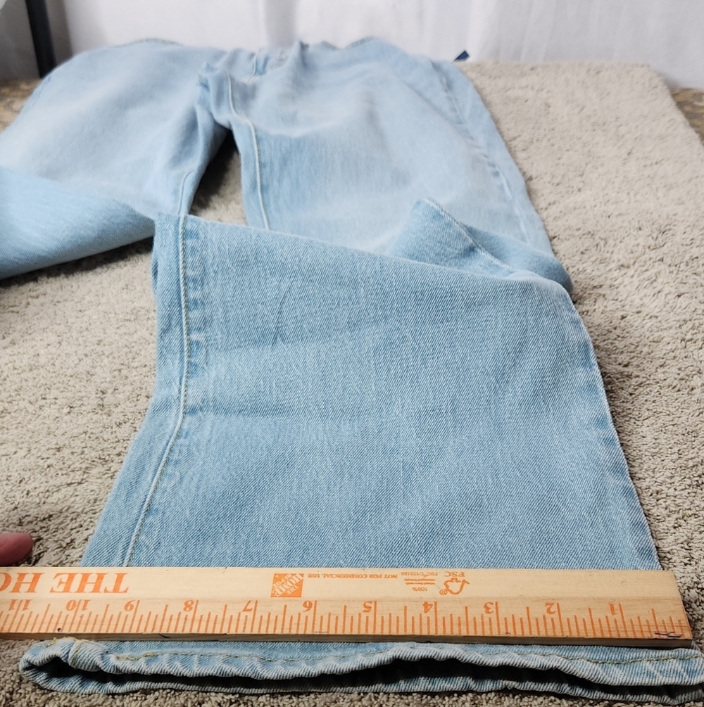 Women's High-Rise Flare Jeans - Universal Thread Light Wash 8 Long - Picture 15 of 16